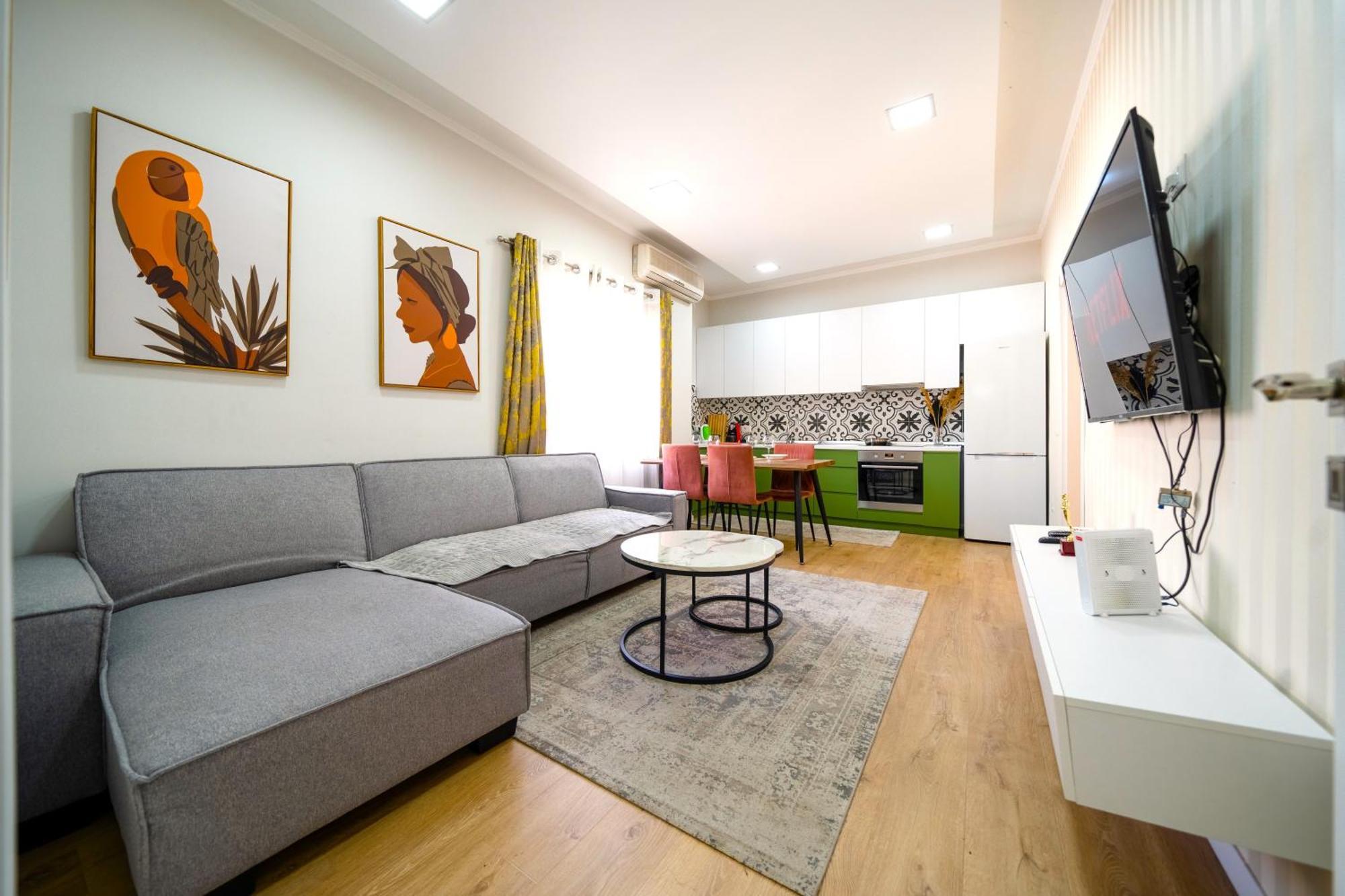 Modern 2 Bedroom With Balcony In Location Apartment Tirana